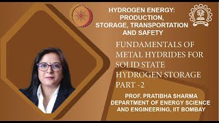 Lecture 48 Fundamentals of Metal Hydrides for Solid State Hydrogen Storage Part 2 [upl. by Eerahs563]