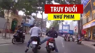 Cảnh sát hình sự rượt đuổi trộm xe như phim hành động giữa Sài Gòn [upl. by Anatnom]