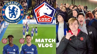 CHELSEA vs LILLE 21 Uefa Champions League MATCH VLOG  CHELSEA INTO LAST 16 [upl. by Ecneps]