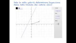 La traslazione della retta [upl. by Pepin]