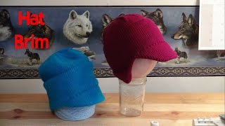 Machine Knit Hat Brim [upl. by Adaran]