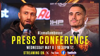 Vasiliy Lomachenko vs George Kambosos  FINAL PRESS CONFERENCE [upl. by Ymmor]