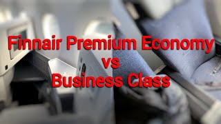 Finnair Business vs Premium class flight comparison [upl. by Nawtna]