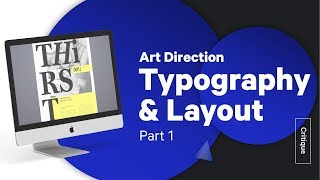 Graphic Design Tutorial Typography Design amp Art Direction pt 1 [upl. by Eniamej256]