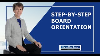 New Member Engagement CEOs Guide to Nonprofit Board Orientation [upl. by Eelatsyrc101]