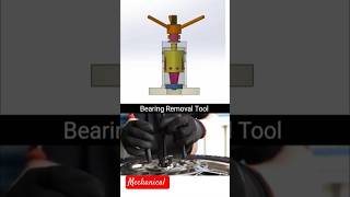 Bearing Removal TooL  Automobile toolautomobile mechanical reels shorts mechanism 3danimatio [upl. by Pravit]