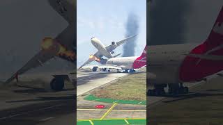 Extremely brave pilot save airplane with fire on the busy airport [upl. by Latsirhc]