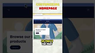 Shopify Tutorial For Beginners  ✅Customizing Homepage [upl. by Abramson]