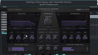 Quick Tutorial  Piano Reverb Space with LiquidSonics Cinematic Rooms Pro [upl. by Ynner]