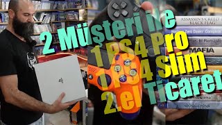 Pazarlık ile PS4 Slim Aldık ve PS4 Pro Takas Yaptık [upl. by Pantheas]