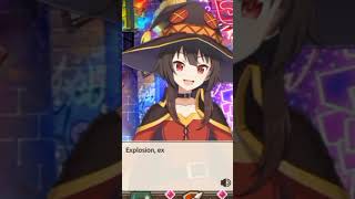 megumin sing explosion song so cute konosuba megumin [upl. by Glendon]