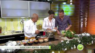 Bajai és szegedi halászlé egyveleg készült   20141223  tv2hufem3cafe [upl. by Phina657]