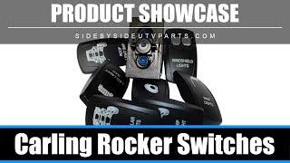 Side by Side  Product Showcase  Carling Rocker Switches [upl. by Norraf]