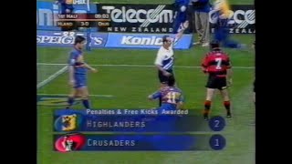 Hurricanes vs Crusaders 1999 Cats Vs Crusaders Super 12 VHS [upl. by Adnileb]