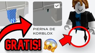 😲 Como Tener La KORBLOX Pierna GRATIS En Roblox 2024 FÁCIL ✅ [upl. by Badr]