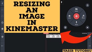 How to resize an image to fit the screen in KineMaster 2018iPad [upl. by Harolda335]