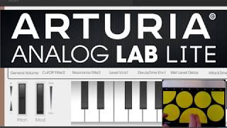 Arturia Analog Lab Lite Free With Sensel Morph [upl. by Chancey]