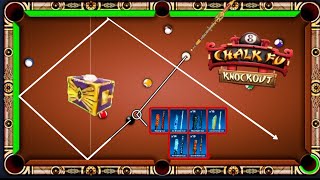 Box Only Gives Animated Cues 🤯 8 Ball pool Chalk Fu Knockout Rank 1  cyberplayer [upl. by Tallia]