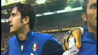 ITALIA WORLD CUP 2006 CAMPEONES SkySport Himno de Italia Italia Alemania Semifinal [upl. by Einnil776]