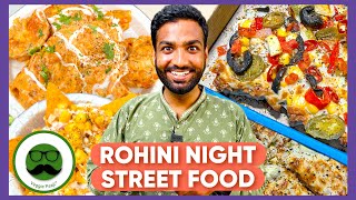 Videsi Night Street Food in Rohini Delhi  Veggie Paaji [upl. by Malik723]