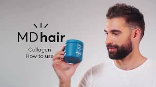 Marine Collagen Tutorial for Men  MDhair [upl. by Dirgni]