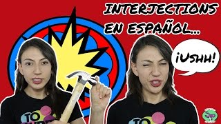 Interjections Spanish Speakers Say [upl. by Llahsram]