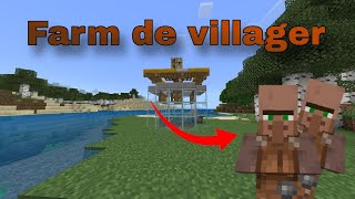 Farm de villager bedrock 121 [upl. by Semela69]