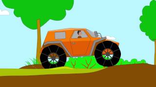 Cartoni animati  Il puzzle Camion trattori e monster truck [upl. by Rennat275]