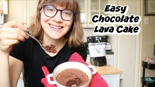 Easy Chocolate Lava Cake WFPB [upl. by Farny]