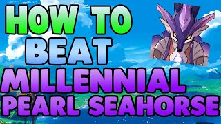 How to EASILY Beat Millennial Pearl Seahorse in Genshin Impact Free to Play Friendly genshinimpact [upl. by Linnell]