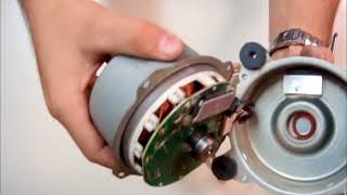 STEPPER MOTOR CONVERSION TO THREE PHASE AC PERMANENT MAGNET GENERATOR [upl. by Mitchel9]