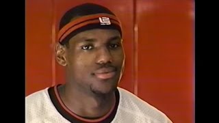 LeBron James First Nike Commercial Book of Dimes [upl. by Enialahs229]