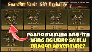 Paano Makuha Ang 4th Wing Ng Libre sa MU Dragon Adventure [upl. by Nosnarb]