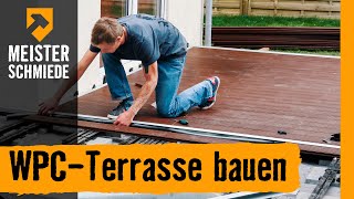 WPCTerrasse bauen  HORNBACH Meisterschmiede [upl. by Fasta]