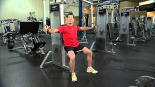 Life Fitness Pro2 PecFly Instructions [upl. by Kari]