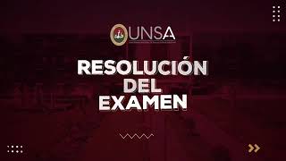 RESOLUCIÓN PRIMERA EVALUACIÓN CEPRUNSA CICLO QUINTOS 2023 UNSA [upl. by Qiratla]