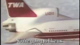 1984 TWA Armrest Wrestle Commercial [upl. by Eimmot]