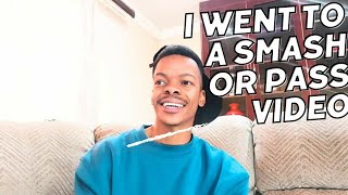 I WENT TO A SMASH OR PASS VIDEO feat KINGOUMAR in Pretoria 012 REACTION [upl. by Helbonnah983]