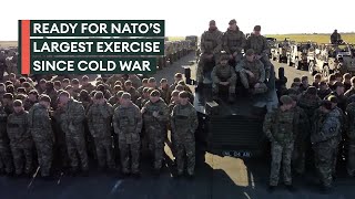 British Army prepares for Natos biggest show of force since Cold War [upl. by Yot267]