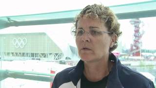 Team USA Head Swimming coach Teri McKeever on the partnership between UEL amp Team USA [upl. by Nwahsek]