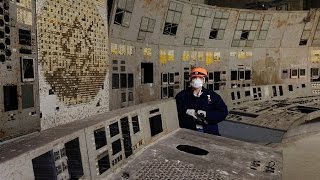 inside Chernobyl ЧАЭС sarcophagus 2016  reactor 4 control room and leadlined corridors [upl. by Cates]