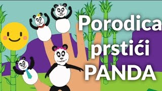 PORODICA PRSTIĆI  MEDA PANDA  FINGER FAMILY  PESME ZA BEBE [upl. by Ashraf]