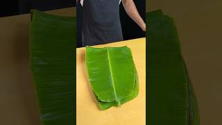 Banana leaf Halwa  Failed 😞 recipe  shorts [upl. by Nuawed]