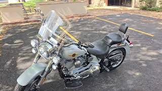 2005 Harley Fatboy 95 ci 10th Anniversary Edition  11907 original miles [upl. by Enillebyam]