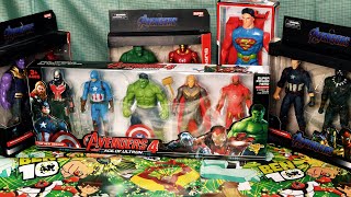 Avengers Toys Action Figures Unboxing Cheap Price Ironman Hulk Thor Spiderman Toys [upl. by Annauqal]