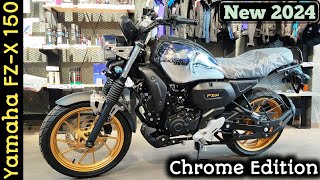 2024 Yamaha FZX 150 Review  New Chrome Edition  Price amp Mileage [upl. by Ttezil]