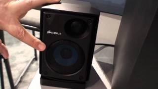 Corsair launches PC speakers we try to get them kicked out of CES [upl. by Maddeu]