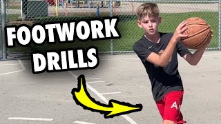 Basketball Footwork Drills For Kids [upl. by Ahsemrak]