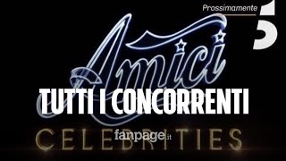 Amici Celebrities 2019 lelenco completo dei concorrenti che parteciperanno al programma [upl. by Olvan380]