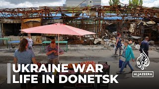 Ukraine war Donetsk residents struggle for survival [upl. by Madeleine732]